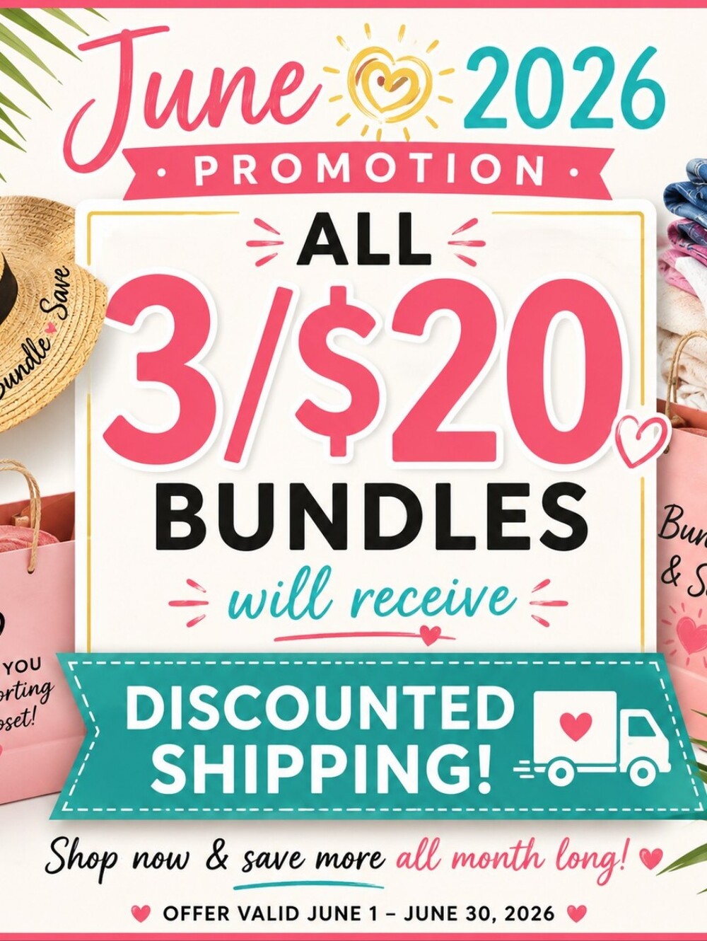 3 / $20 Bundles Promotion